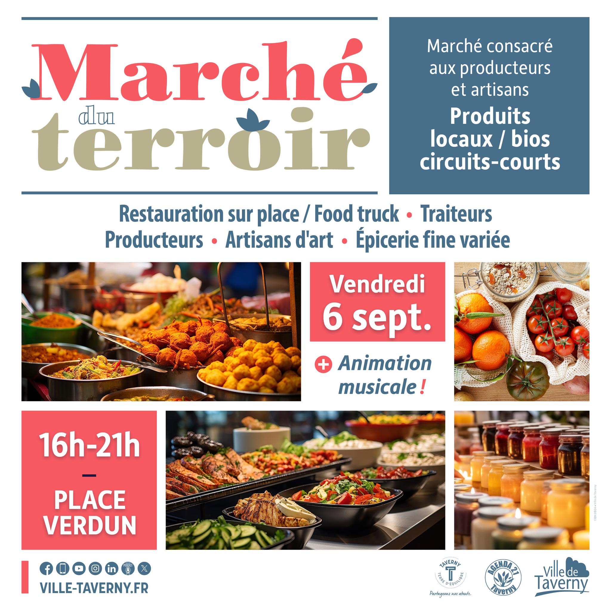 Marché du terroir à Taverny - 6 septembre 2024