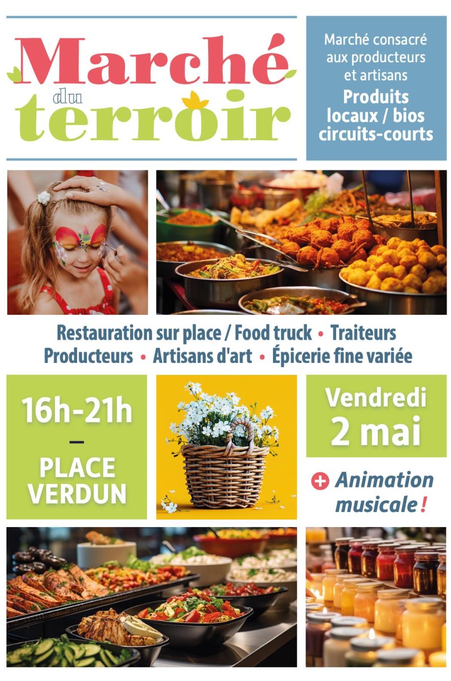 Marché du terroir à Taverny - 2 mai 2025