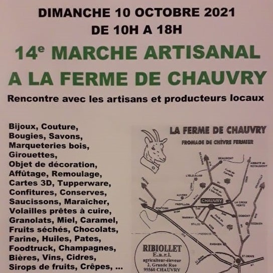 Marché artisanal de la Ferme de Chauvry - 2021