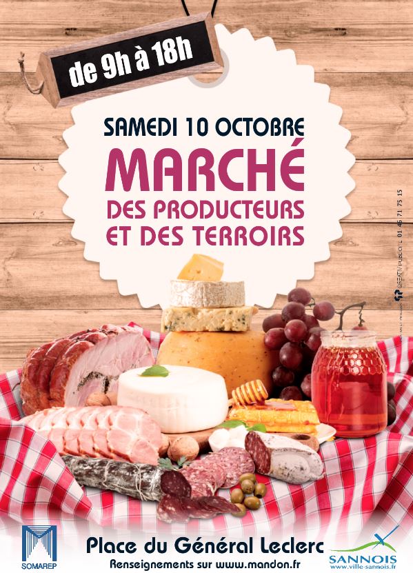 March des producteurs et des terroirs - Sannois le 10 octobre 2020