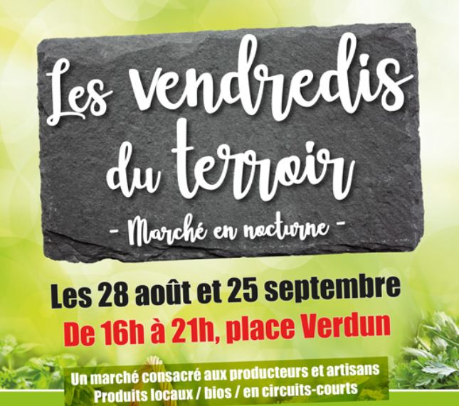 Marché du terroir - Vendredi 25 septembre 2020