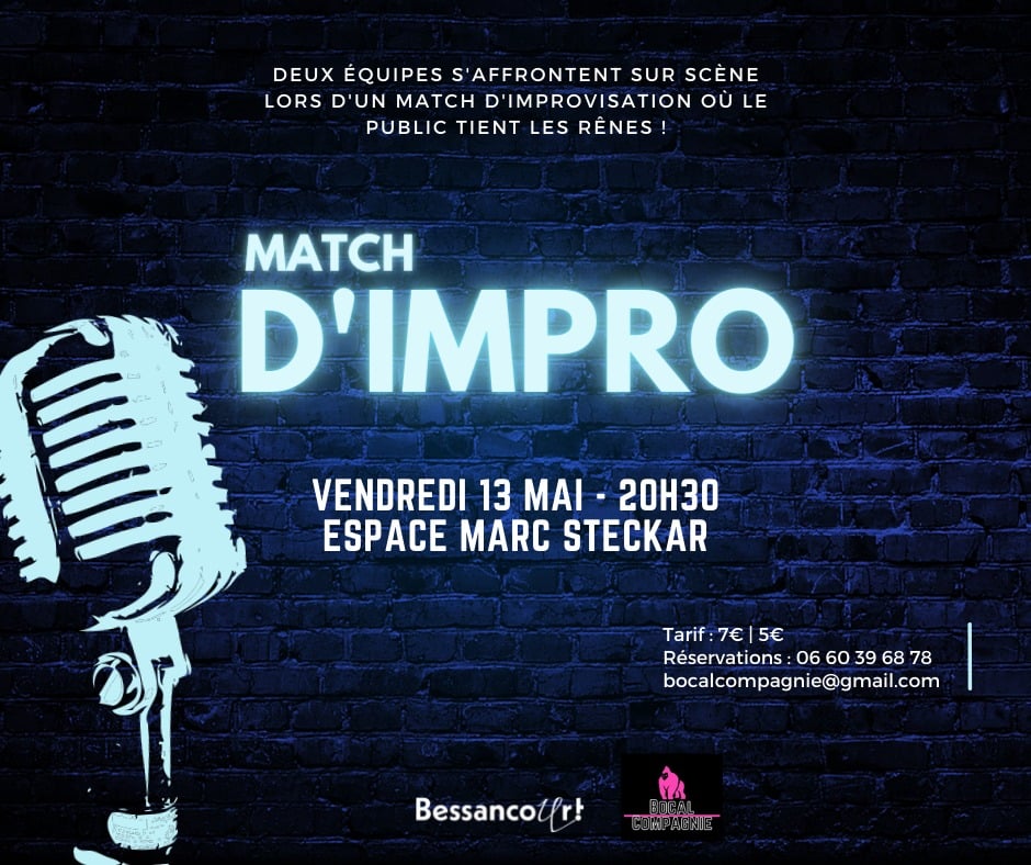 Match d'impro à Bessancourt - 13 mai 2022