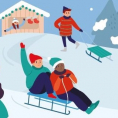 Patinoires, pistes de luge, illuminations… les animations pour les enfants pendant ces vacances de Noël !