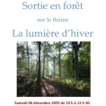 Nouvelle sortie d’hiver sur le Chemin du philosophe dans la Forêt de Montmorency !