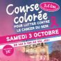 Course color&eacute;e au profit de la Ligue contre le cancer