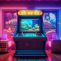 Rétrogaming : salle de jeux vidéo géante