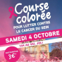 Course colorée au profit de la Ligue contre le cancer