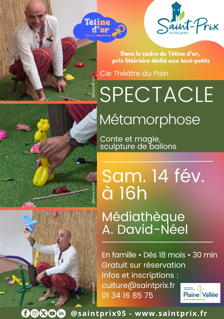 SPECTACLE JEUNE PUBLIC - M&eacute;tamorphose