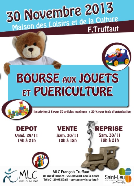BOURSE AUX JOUETS SAINT LEU 30 NOVEMBRE