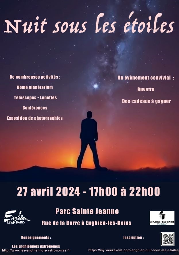 Nuit sous les étoiles - Enghien - avril 2024