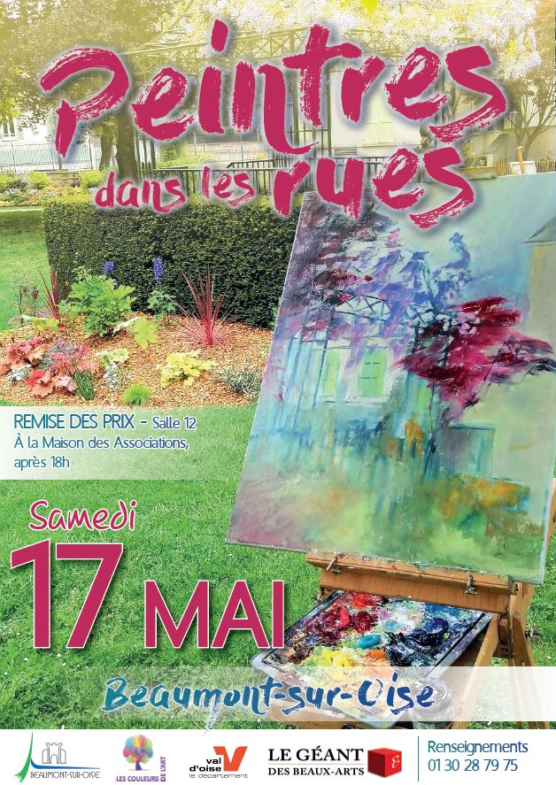 Peintre dans la rue - Beaumont-sur-Oise - 17 mai 2025