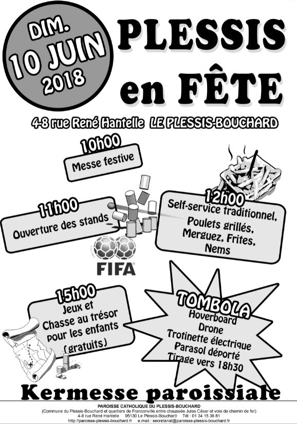 Kermesse LE PLESSIS EN FETE - 2018