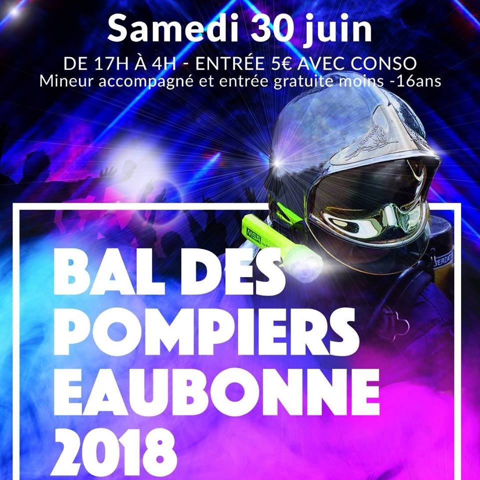 Bal des Pompiers à Eaubonne le 30 juin 2018