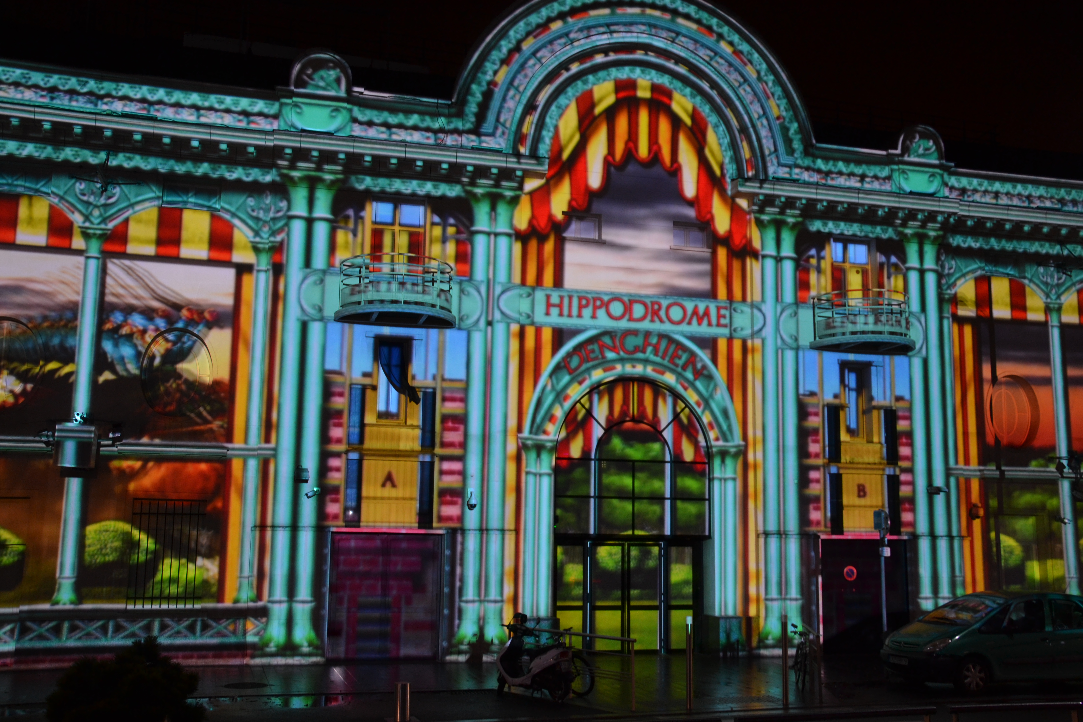 Projections monumentales à Enghien