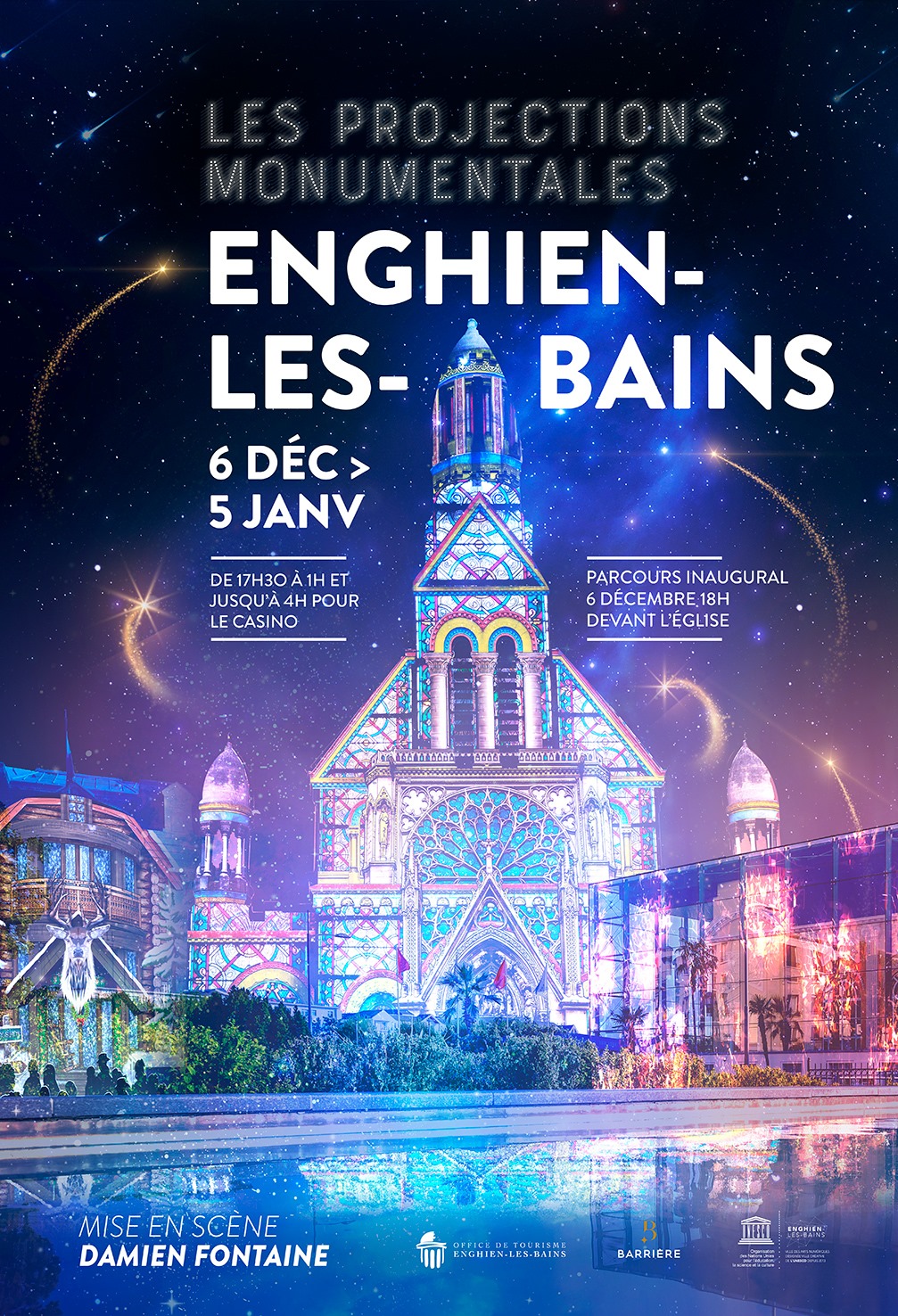 Projections monumentales Enghien 2019