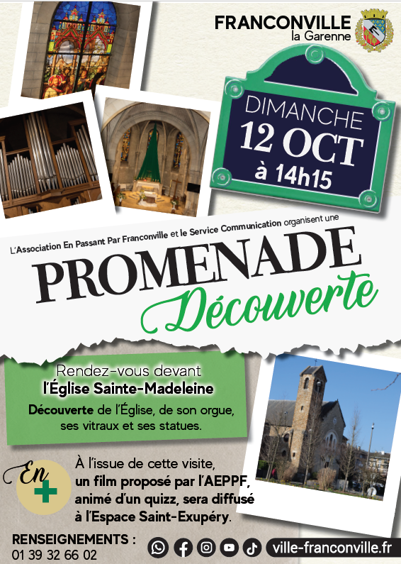 Promenade découverte Franconville - 12 octobre 2025
