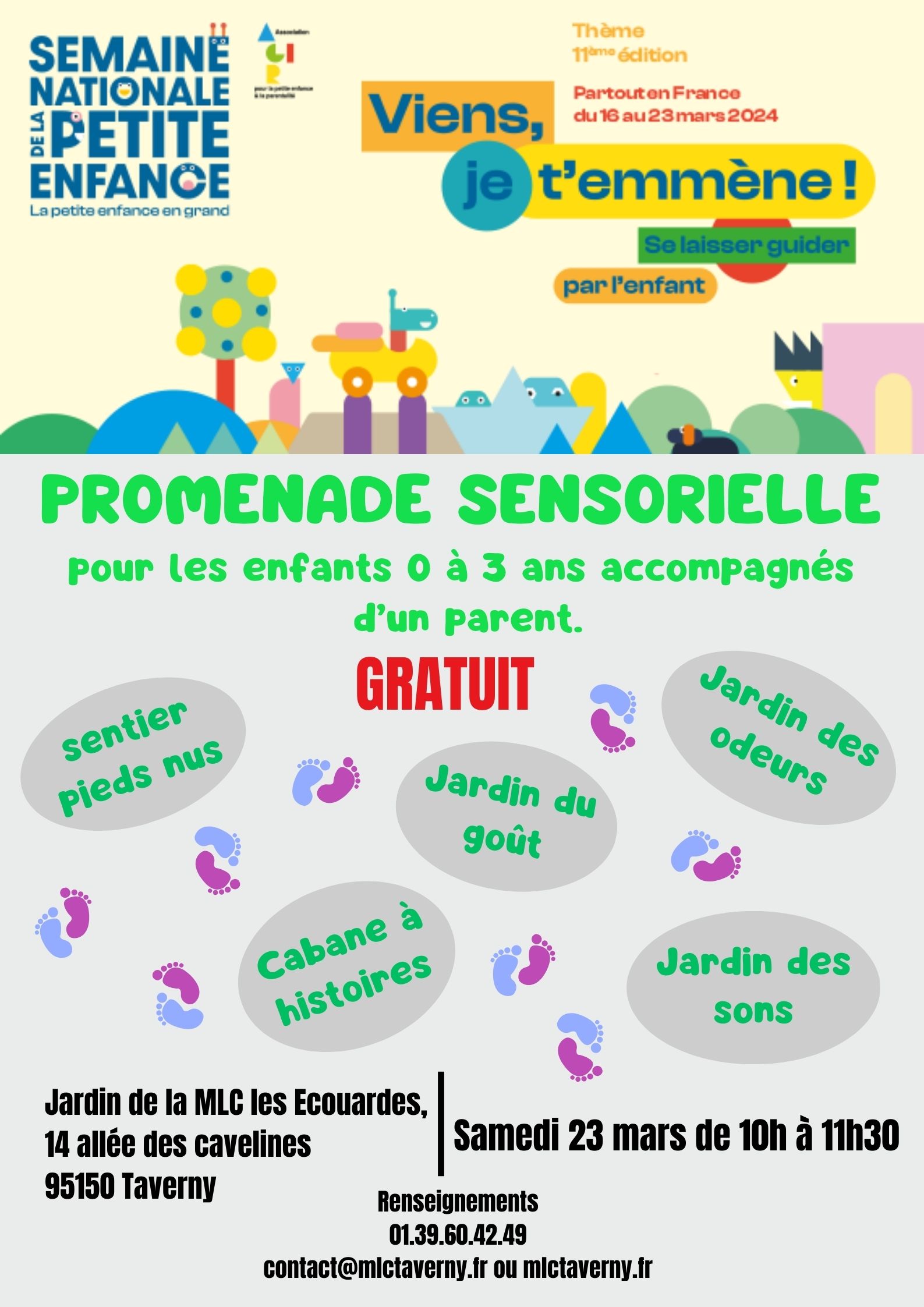 Promenade sensorielle à Taverny - 23 mars 2024