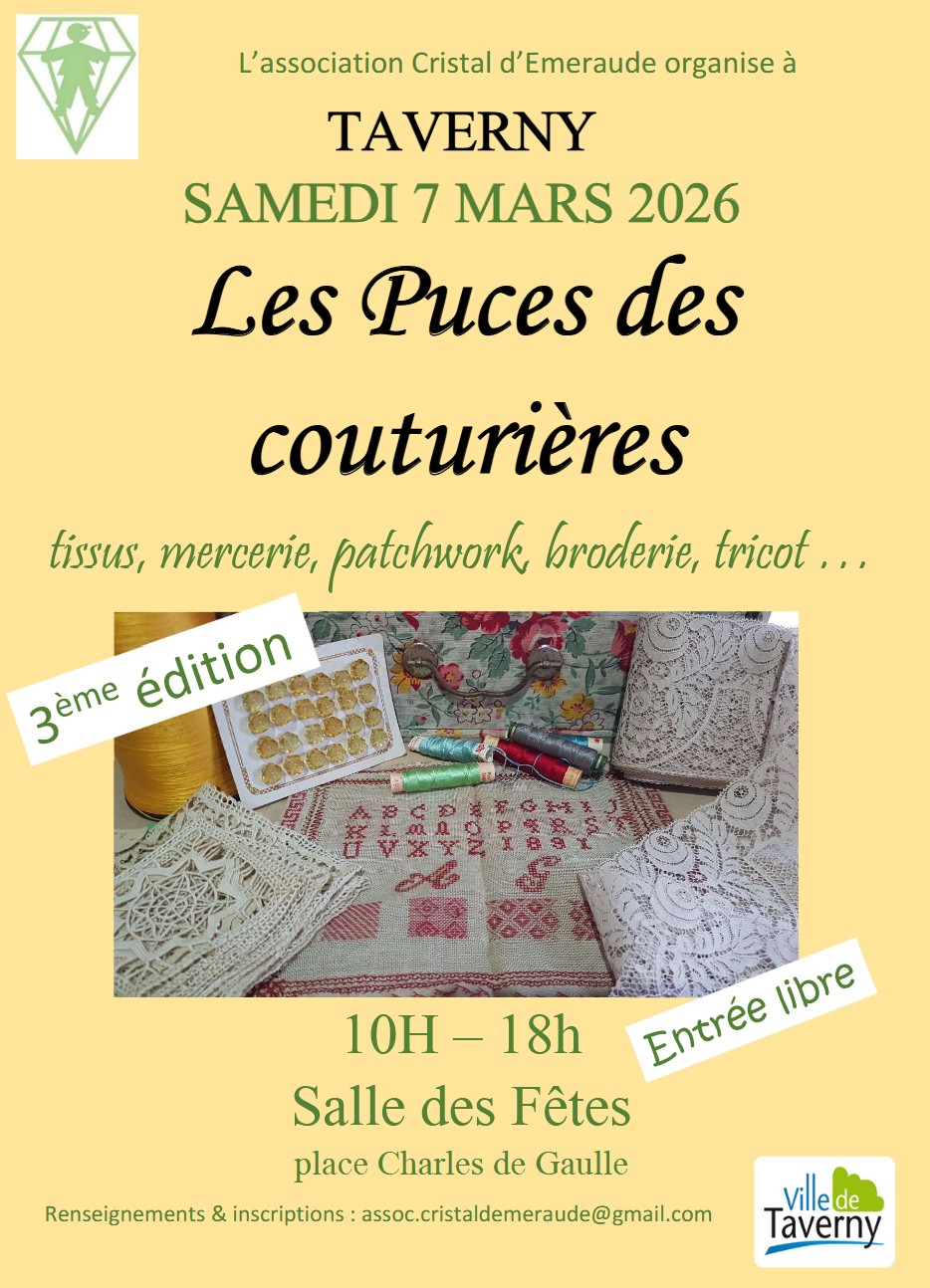 Puces des couturi&egrave;res - 7 mars 2026 - Taverny
