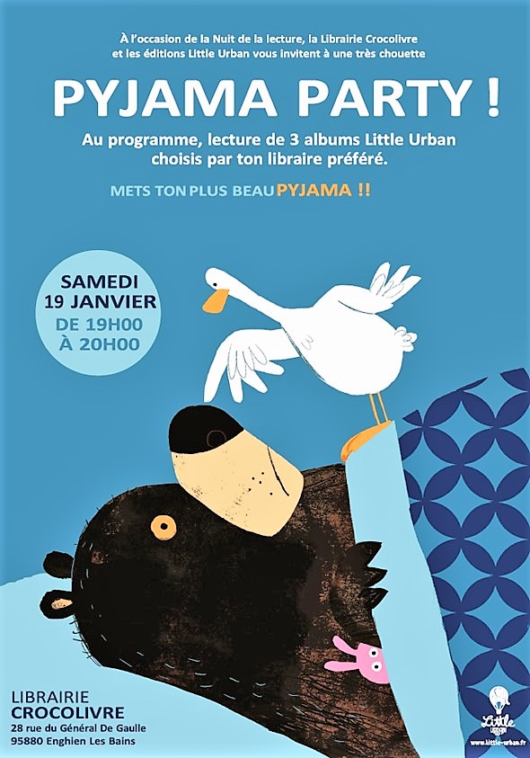 Pyjama Party à Enghien le 19 janvier 2019