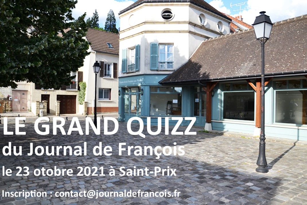 Quizz du Journal de François - 23 octobre 2021