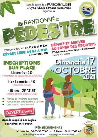 Randonnée pédestre - 17 octobre 2021 - Franconville