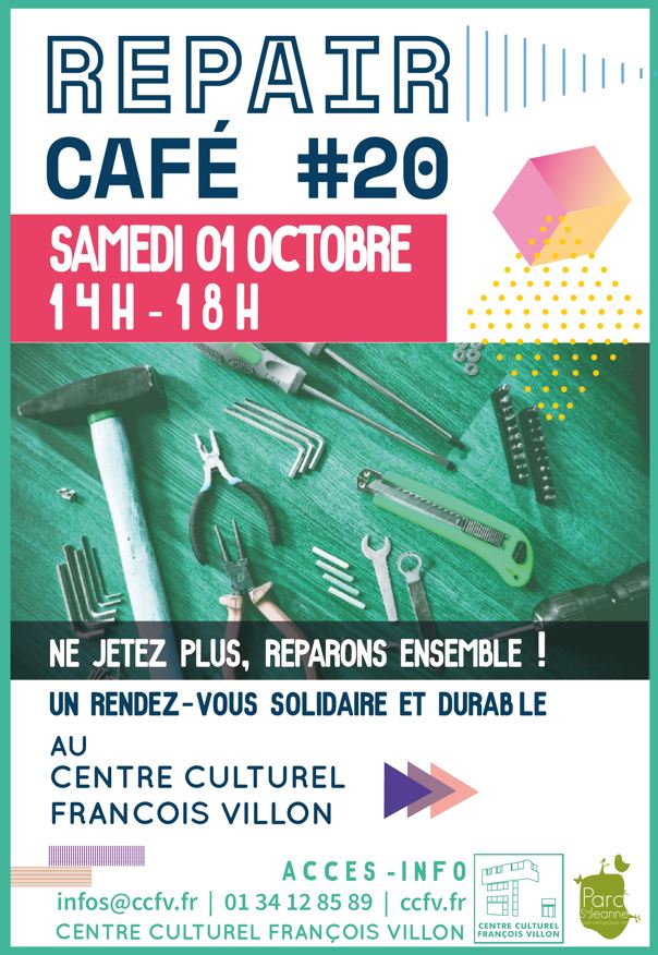 Repair Café Enghien - 1er octobre 2022