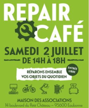 Repair Café à Eaubonne le 2 juillet 2022