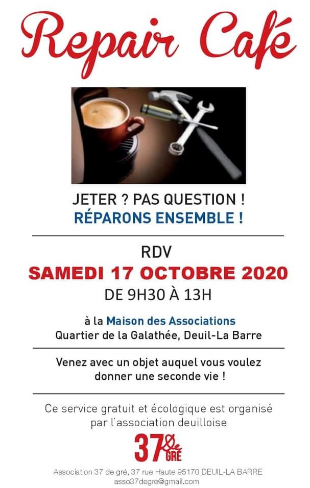 Repair café à Deuil-la-Barre
