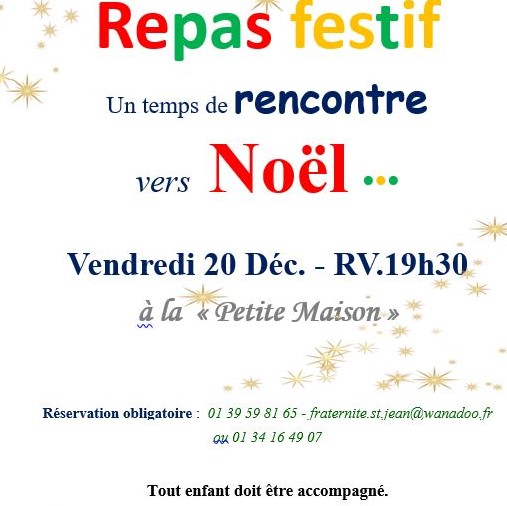 Repas festif à Saint-Prix