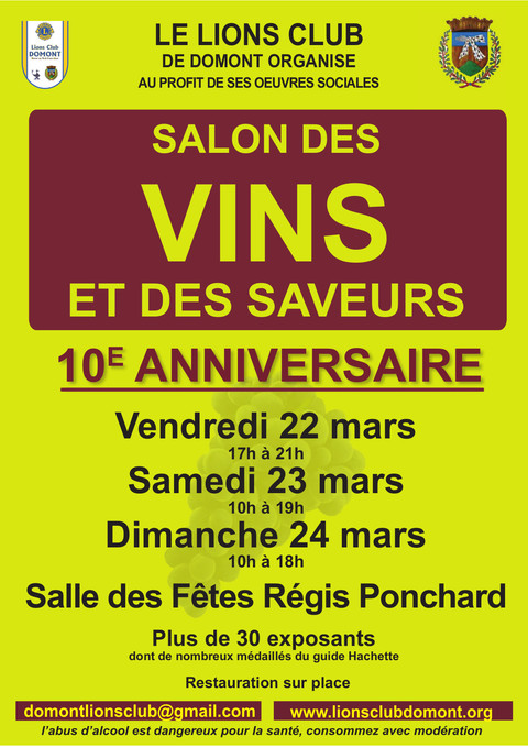 Salon des vins et des saveurs - Domont