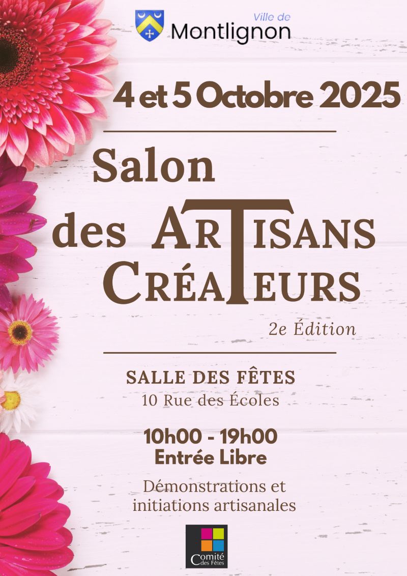 Salon des Artisans Créateurs Montlignon - 2025