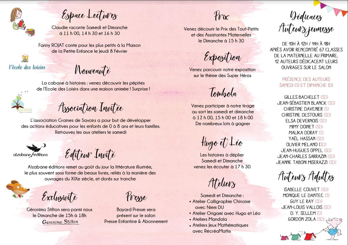 Programme 23e Fête de la lecture Domont 2019