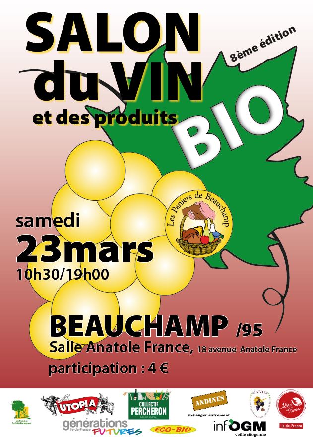 Salon du vin et des produits bio - Beauchamp - 2024