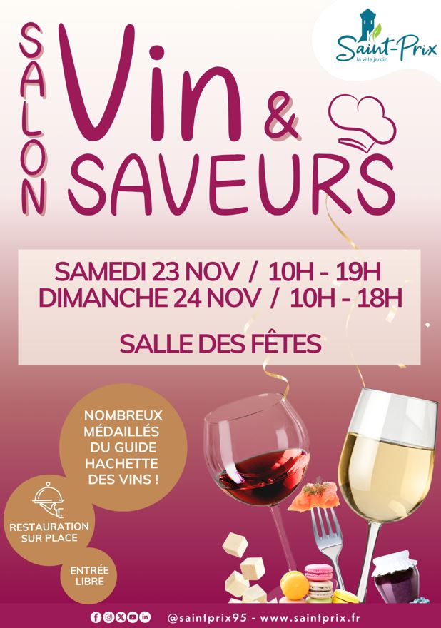 Salon Vin et Saveurs- Saint-Prix - 2024