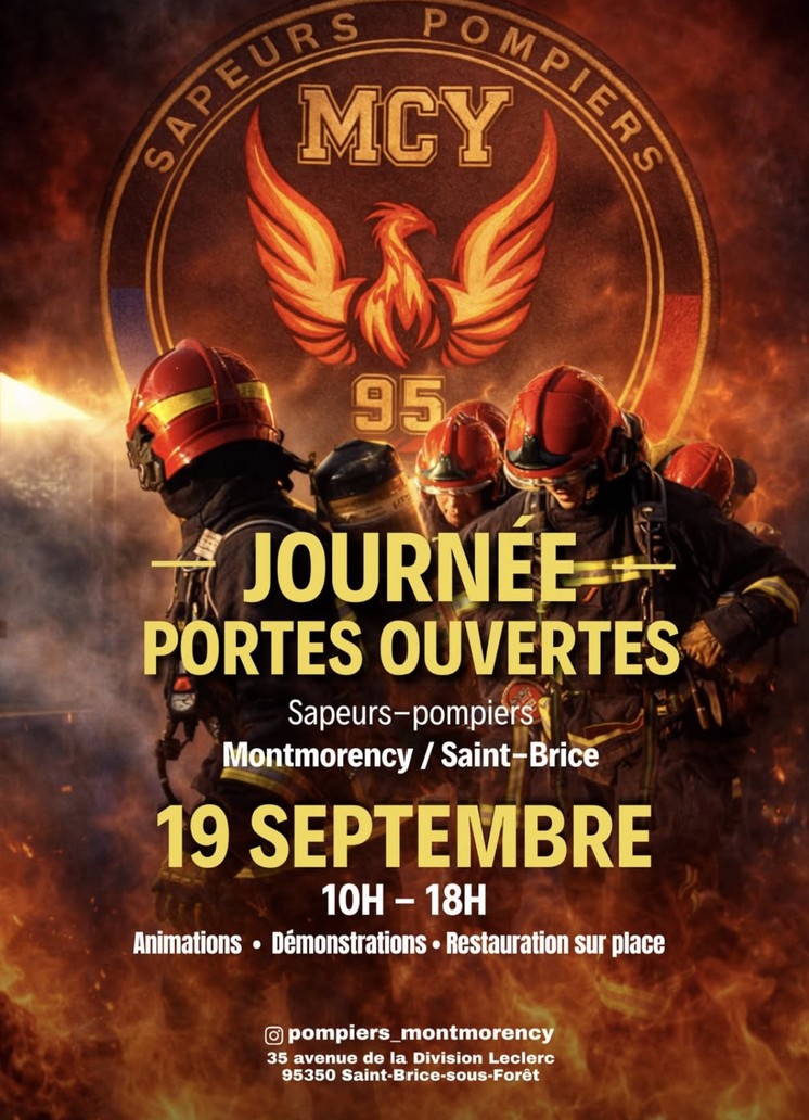 Portes ouvertes sapeurs pompiers Montmorency Saint-Brice
