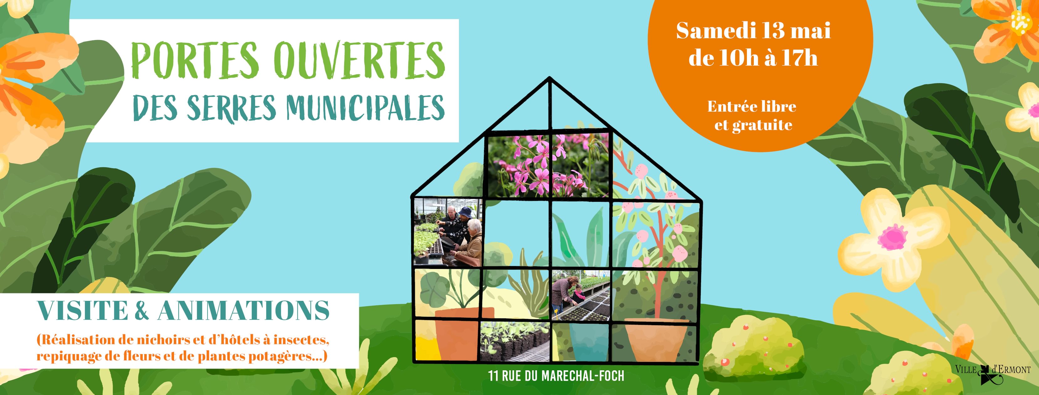 Serres municipales Ermont - 13 mai 2023