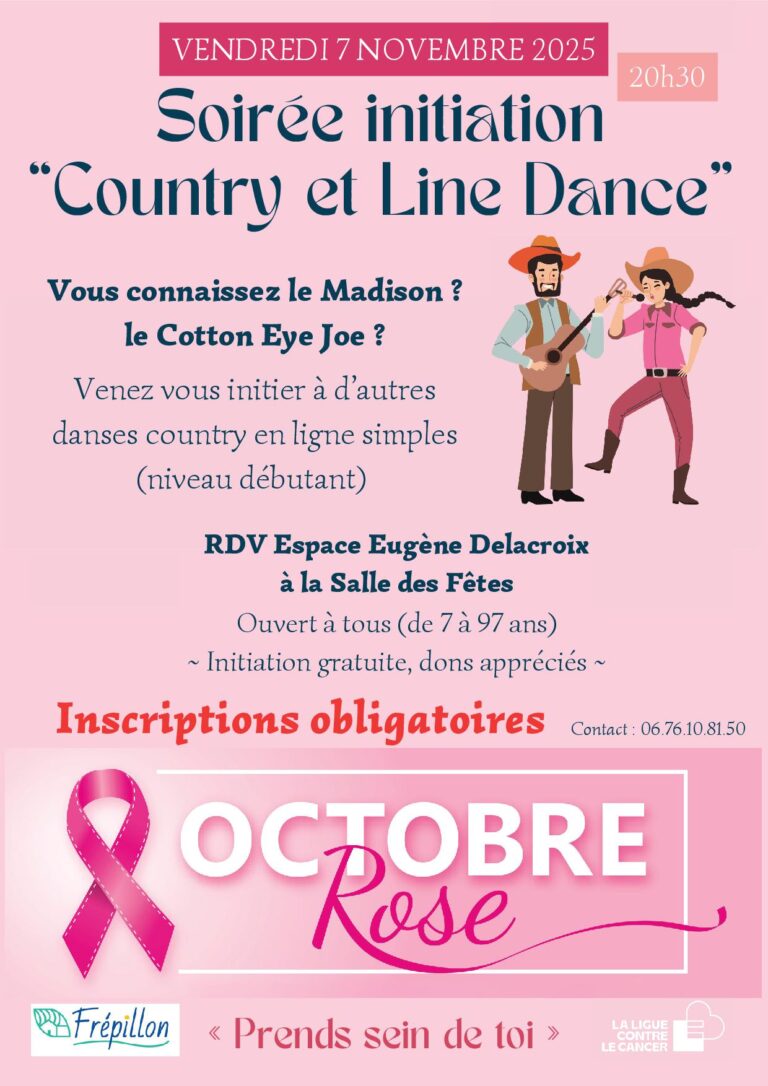 Soiré initiation country Frépillon 2025 Soiré initiation country Frépillon 2025