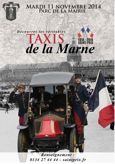 TAXIS DE LA MARNE à SAINT PRIX