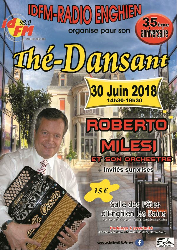 Thé dansant le 30 juin 2018