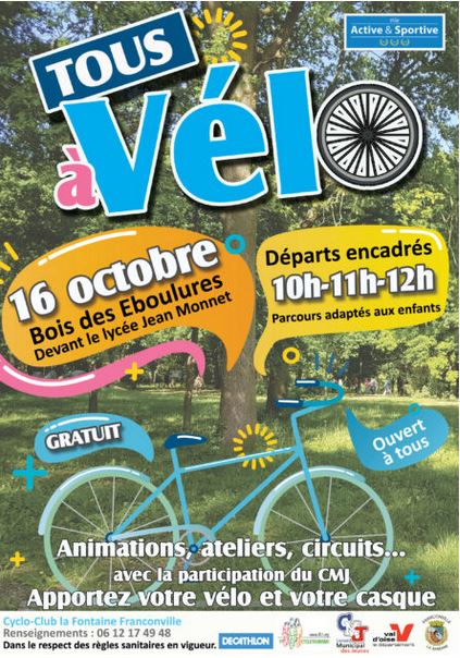 Tous à  vélo 16 octobre 2022