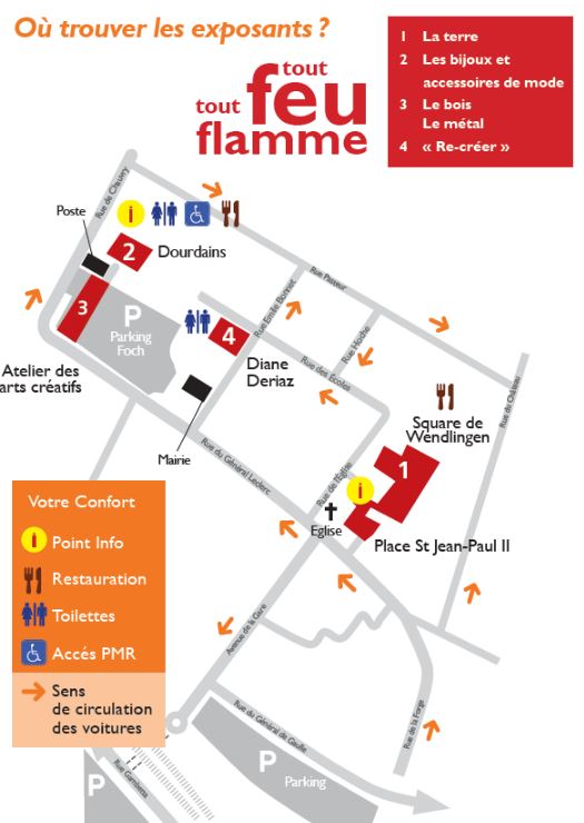 Tout Feu Tout Flamme 2025 - plan d'acès