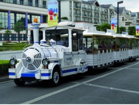 Train toutistique à Enghien-les-Bains