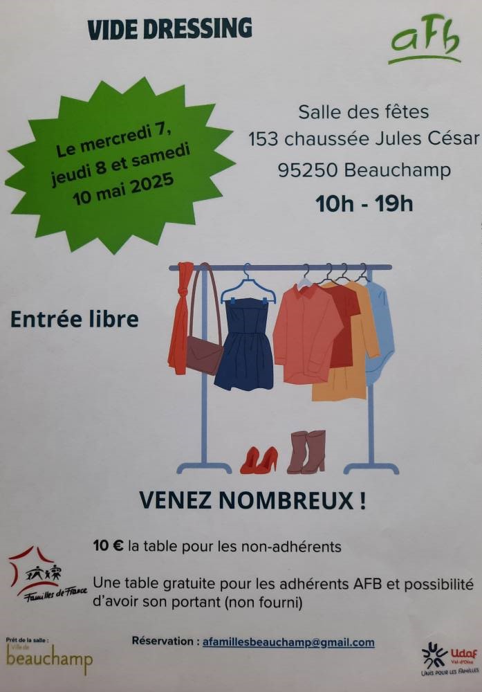 Vide dressing Beauchamp 2025