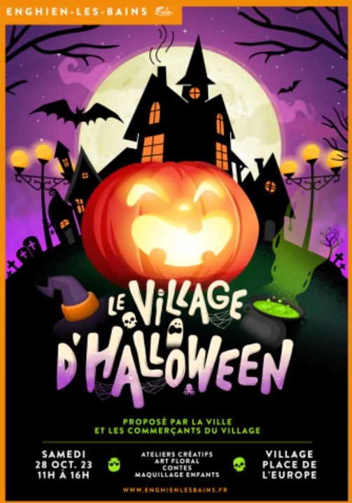 Le village d'Halloween à Enghien