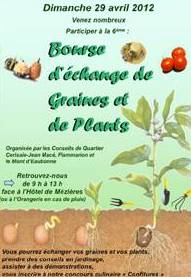 bourse graines eaubonne