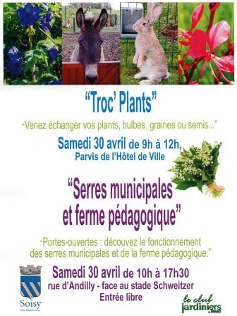 Troc'plants et portes ouvertes des serres municipales
