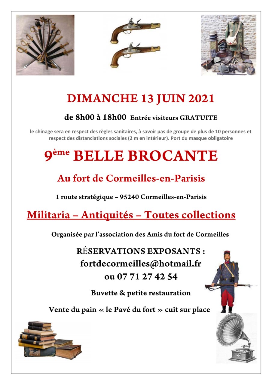 Brocante du Fort de Cormeilles-en-Parisis - 2021