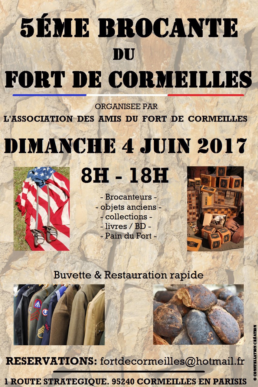 5eme brocante du Fort de Cormeilles-en-Parisis