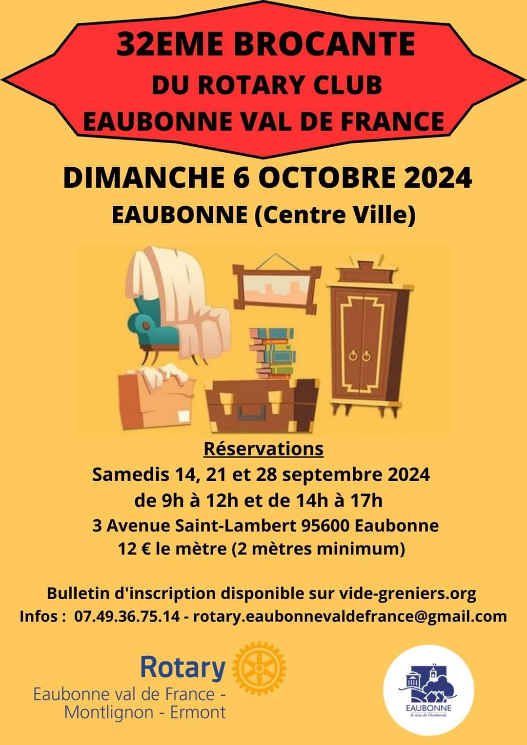 Brocante à Enghien - 6 octobre 2024