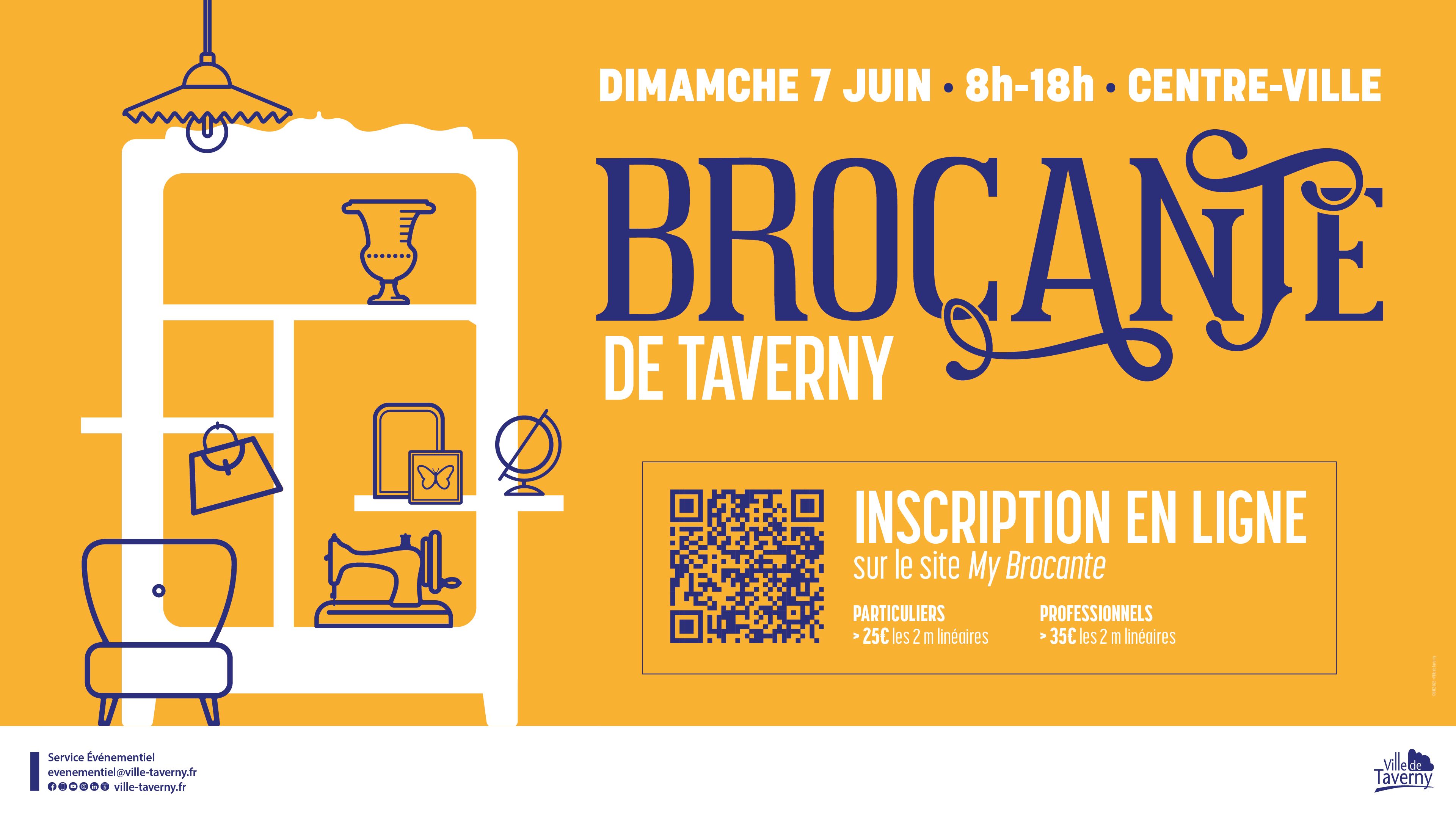 Brocante &agrave; Taverny le 7 juin 2026